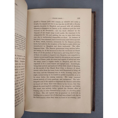 77 - NEALE FREDERICK ARTHUR.  Narrative of a Residence in Siam. Eng. frontis, title vignette, map, 2 plat... 