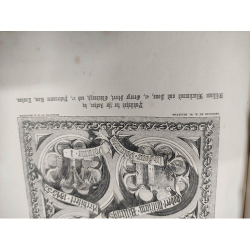 6 - BILLINGS R. W.  The Baronial & Ecclesiastical Antiquities of Scotland. 4 vols. Eng. titles, plat... 