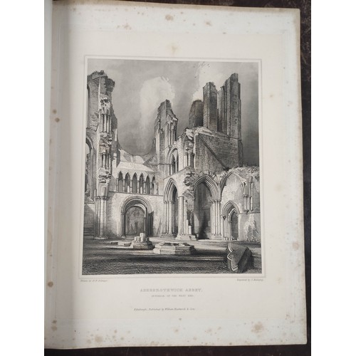 6 - BILLINGS R. W.  The Baronial & Ecclesiastical Antiquities of Scotland. 4 vols. Eng. titles, plat... 