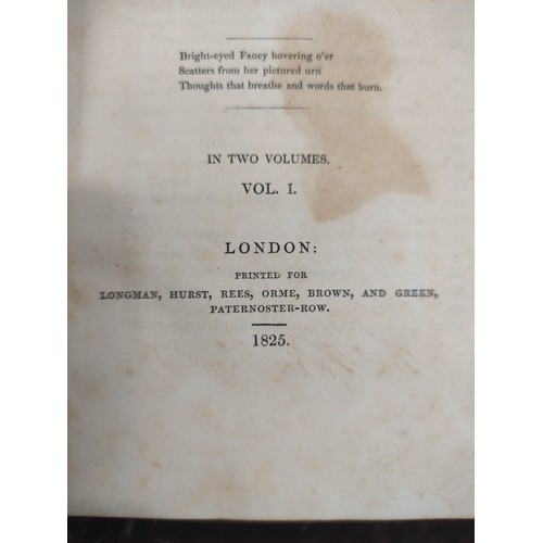 10 - AIKIN LUCY (Ed).  The Works of Mrs Laetitia Barbauld. 2 vols. Silhouette port. frontis. Rebacked cal... 