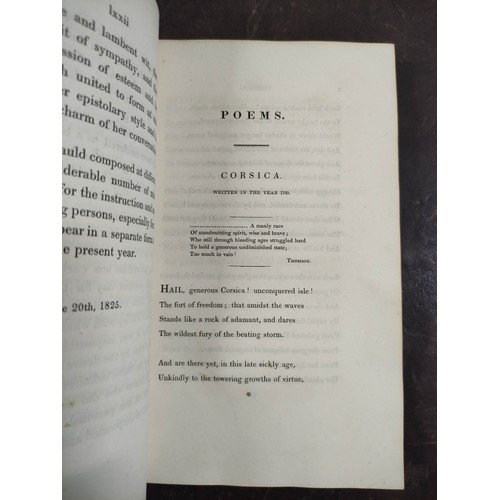 10 - AIKIN LUCY (Ed).  The Works of Mrs Laetitia Barbauld. 2 vols. Silhouette port. frontis. Rebacked cal... 