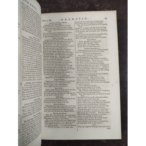 11 - (KNOX V., Compiler).  Elegant Extracts. 2 vols. Eng. title vignettes. Diced calf. 1790; al... 