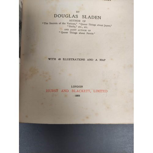 16 - SLADEN DOUGLAS.  Egypt & the English. Illus. & double page map. Orig. pict. maroon... 