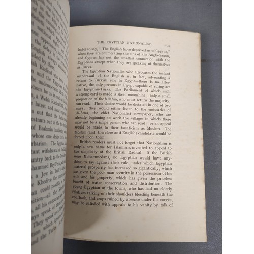 16 - SLADEN DOUGLAS.  Egypt & the English. Illus. & double page map. Orig. pict. maroon... 