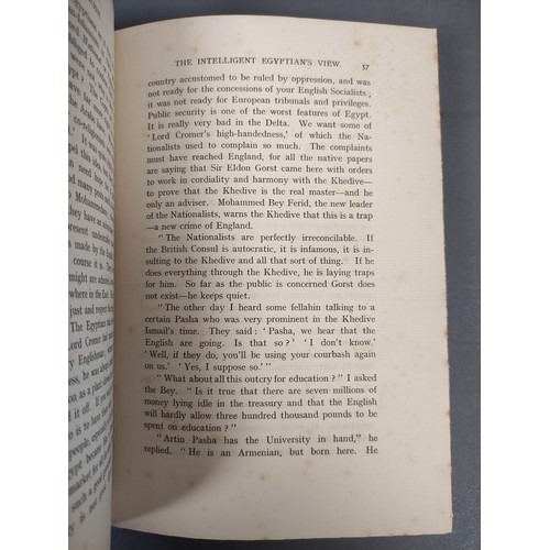 16 - SLADEN DOUGLAS.  Egypt & the English. Illus. & double page map. Orig. pict. maroon... 