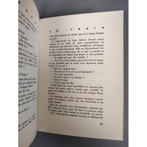 175 - SIMENON GEORGES.  3 vols. in attractive d.w's, 1951/1961 & 5 paperbacks. French text.&... 