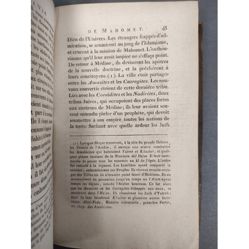 178 - SAVARY (Claude-Etienne). (Trans). Le Coran Traduit De L`Arabe, Accompagne de Notes. Vol. 1. Commence... 