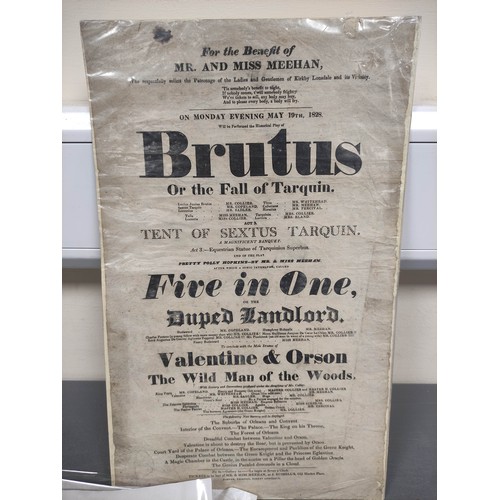 21 - Various.  6 items incl. English local topography & an 1828 playbill. ... 