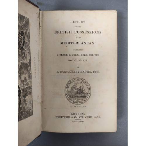 23 - BROWN A. SAMLER.  Brown's Madeira, Canary Islands & Azores. Maps, diags. & adverts. Orig. gr... 