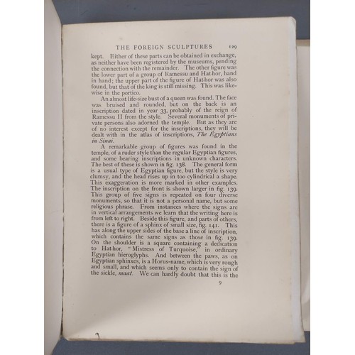 58 - FLINDERS PETRIE W. M.  Researches in Sinai. Frontis, maps & many illus. Orig. cloth, f... 