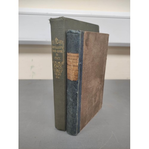 65 - BROCKEDON WILLIAM.  Road-Book from London to Naples. Eng. frontis., title, maps (2 fldg.) &... 