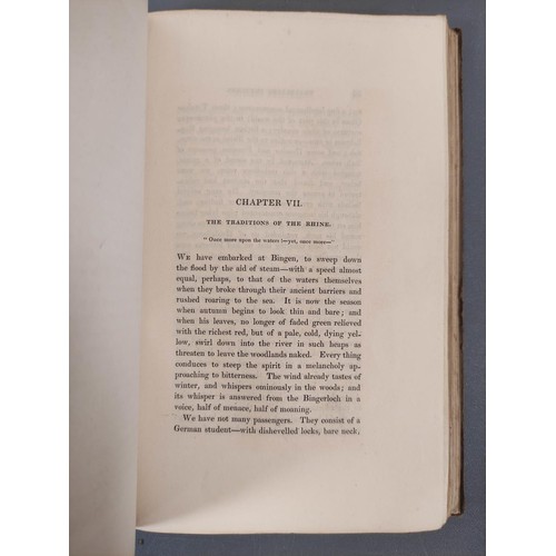 65 - BROCKEDON WILLIAM.  Road-Book from London to Naples. Eng. frontis., title, maps (2 fldg.) &... 