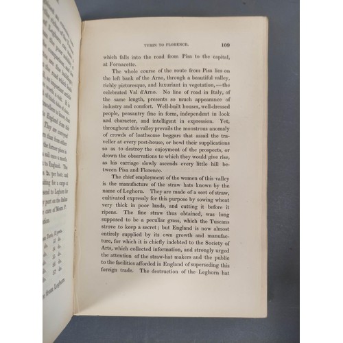 65 - BROCKEDON WILLIAM.  Road-Book from London to Naples. Eng. frontis., title, maps (2 fldg.) &... 