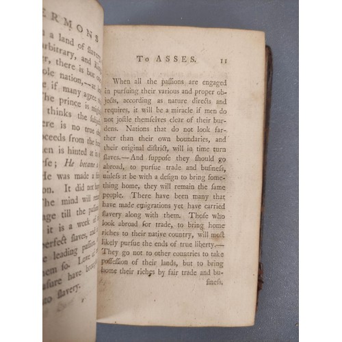 71 - (MURRAY JAMES).  Sermons to Asses. Eng. title vignette of a donkey reading. Rebacked calf.... 