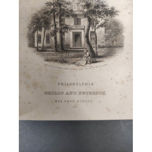 89 - KANE ELISHA KENT. The United States Grinnell Expedition in Search of Sir John Franklin, A Personal N... 