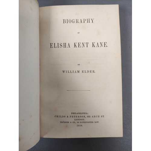 89 - KANE ELISHA KENT. The United States Grinnell Expedition in Search of Sir John Franklin, A Personal N... 