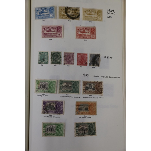 GREAT BRITAIN GB COMMONWEALTH stamp collection held in three