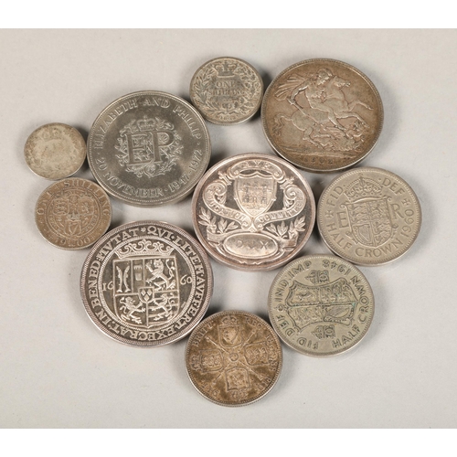 129 - Assorted British coins