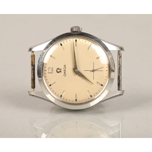 155 - Omega Stainless steel Gents wristwatch(no strap)