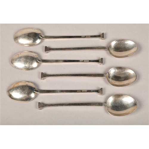 189 - Cased set six silver hallmarked coffee spoons Birmingham 1941