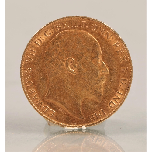 78 - 1910 half sovereign Edward VII 4g