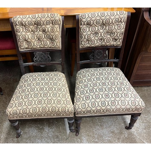 553 - Pair of bedroom chairs