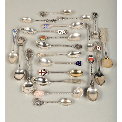 116 - Quantity of souvenir spoons