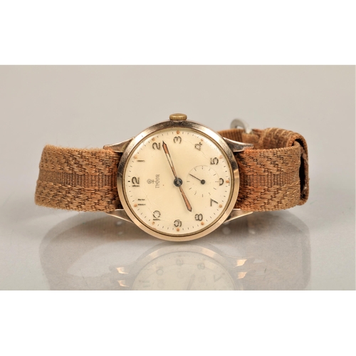 170 - Gents 9ct gold Tudor wrist watch