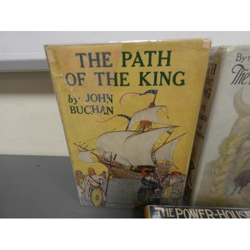 187 - BUCHAN JOHN.  The Path of the King. Orig. blue cloth in facsimile d.w. 1st ed., n.d. but 1921; also ... 