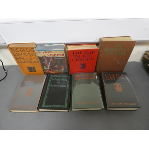 191 - BUCHAN JOHN.  1st US eds. of The Great Diamond Pipe, 1911; The Three Hostages, 1924; Witch Wood, 192... 