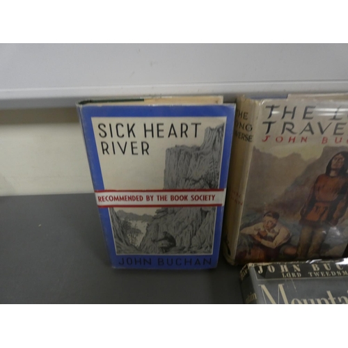 194 - BUCHAN JOHN.  The Long Traverse and Sick Heart River. 1st eds. in d.w's. (Sick Heart River with adve... 