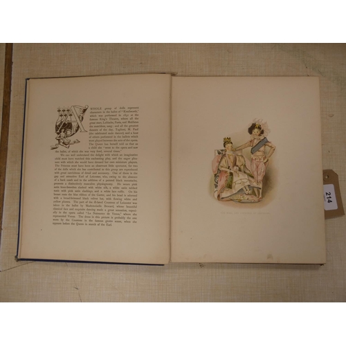 214 - LOW FRANCES H.  Queen Victoria's Dolls. Col. frontis & plates. Eng. title & initia... 