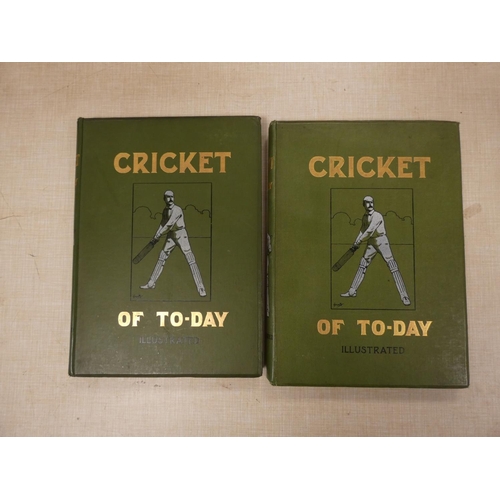 216 - STANDING PERCY CROSS.  Cricket of To-day & Yesterday. 2 vols. Frontis, col. & othe... 