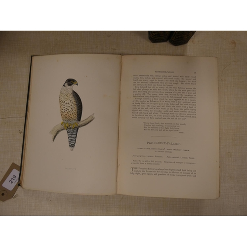 219 - MORRIS REV. F. O.  A History of British Birds. 6 vols. Quarto. Orig. green cloth gilt, som... 