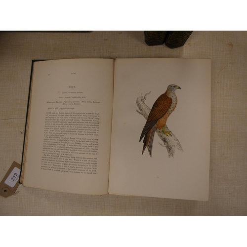 219 - MORRIS REV. F. O.  A History of British Birds. 6 vols. Quarto. Orig. green cloth gilt, som... 