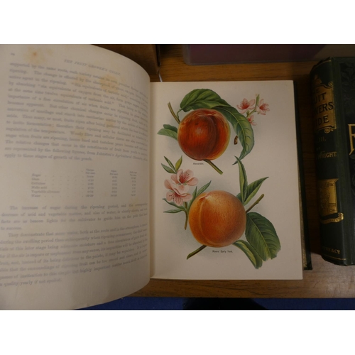 222 - WRIGHT JOHN.  The Fruit Grower's Guide. 3 vols. 3 chromolitho titles & 43 good chromolitho plate... 