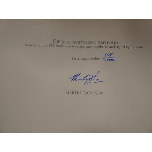 227 - THOMPSON MARTIN & JOHNSTONE J. D. & R.  The West Australian Bird Folio. Signed ltd... 