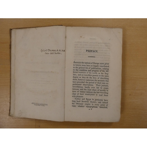 231 - WILKINSON WILLIAM.  An Account of the Principalities of Wallachia & Moldavia with Various Politi... 