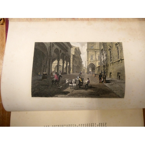 45 - HAKEWILL JAMES.  A Picturesque Tour of Italy from Drawings Made in 1816-1817. Eng. title & 63 en... 