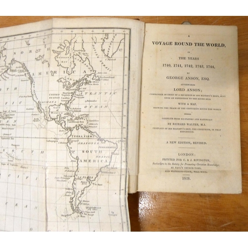 97 - WALTER RICHARD.  A Voyage Round the World in the Years 1740, 1741, 1742m 1743, 1744, by Ge... 