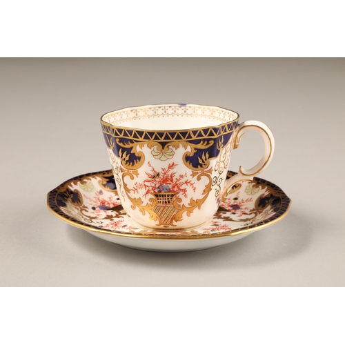 60 - Royal Crown Derby bone china tea set, pattern No 3788 consisting of twelve cups, twelve saucers, twe... 
