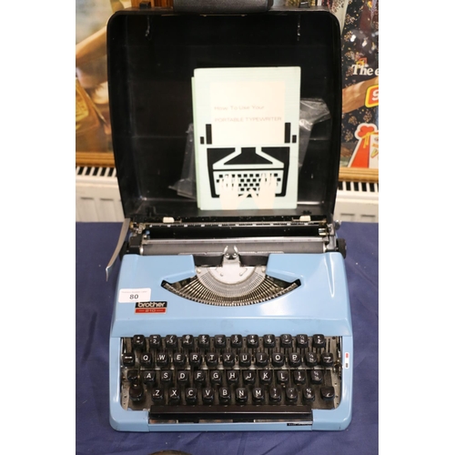 80 - Brother 210 typewriter.