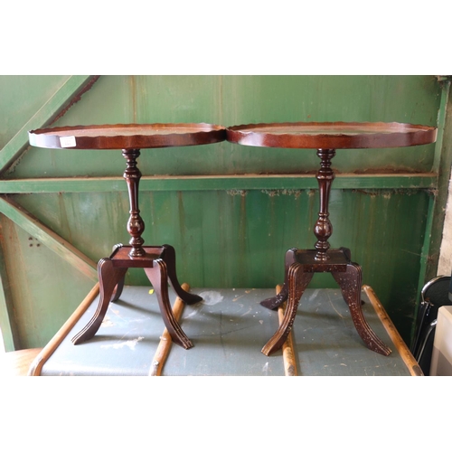 830 - Pair of Georgian inspired lamp tables, 53cm.