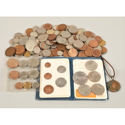 92 - Quantity of historic coins (British and European).