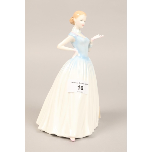 10 - Two Royal Doulton figures, Fair Lady HN 2193, Happy Birthday HN 4393 (2)