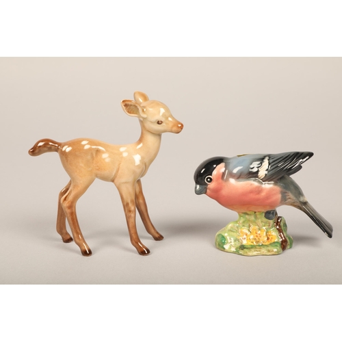 13 - Four Beswick Dachshunds, Chaffinch, Fawn (6)