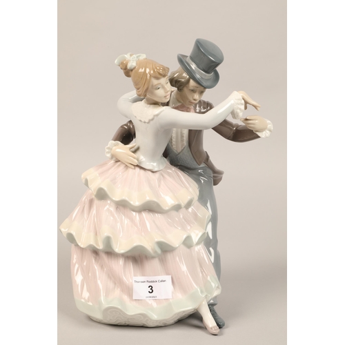 3 - LLadro figure of dancers, 18 cm 