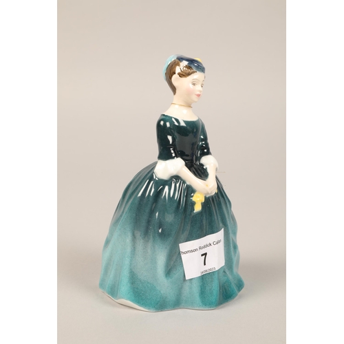 7 - Three Royal Doulton  figures, Cherie HN 2341, Buttercup HN 2309, Elaine, HN2791 (3)