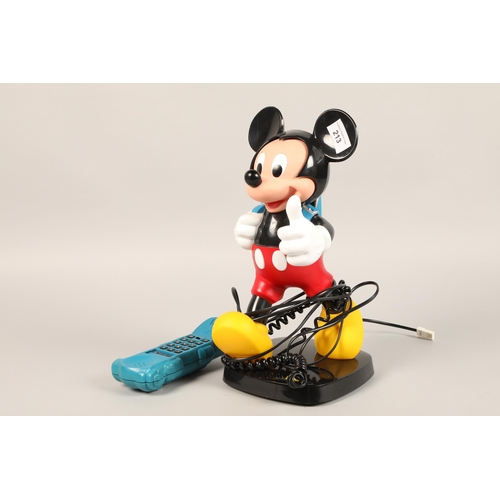 213 - Mickey Mouse vintage TYCO telephone