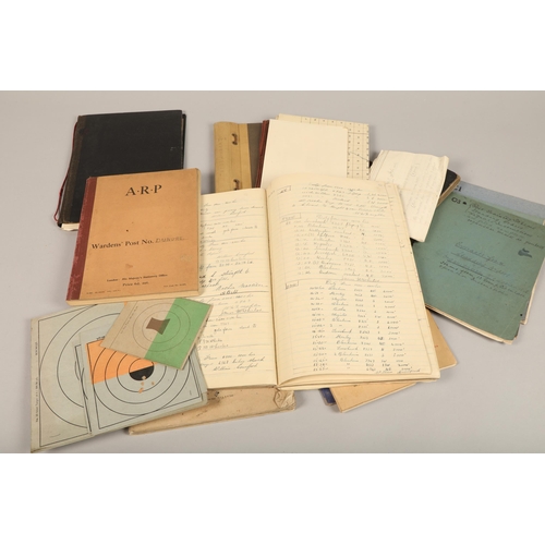 289 - Collection of WF Thomson infantry training notebooks and photographs